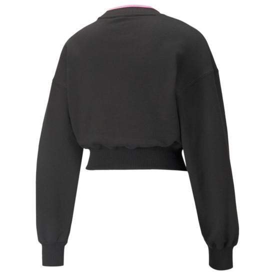 Puma Γυναικείο φούτερ crop SWxP Crew TR Puma Γυναικείο φούτερ crop SWxP Crew TR